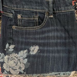 Torrid Floral Jeans